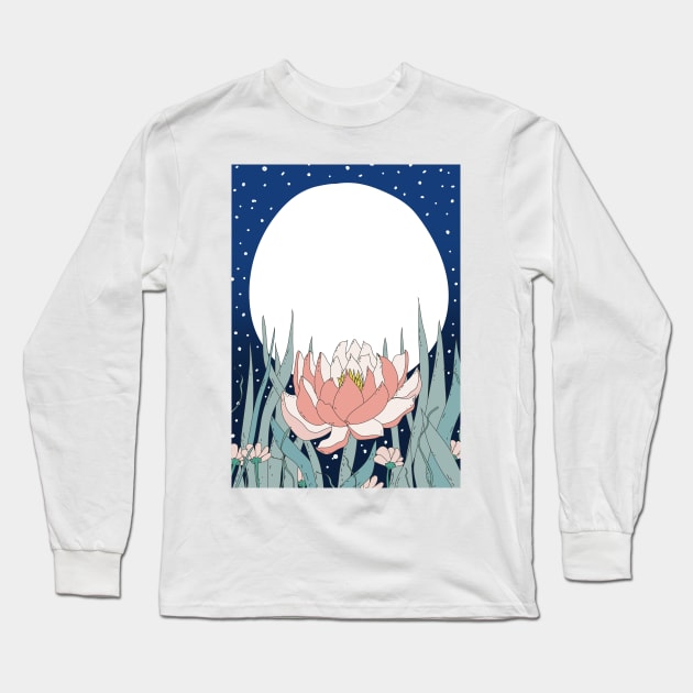 Under the Moon. Long Sleeve T-Shirt by nickemporium1